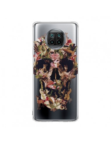 Coque Xiaomi Mi 10T Lite Jungle Skull Tête de Mort Transparente - Ali Gulec