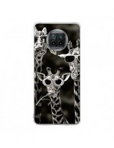Coque Xiaomi Mi 10T Lite Girafe Swag Lunettes Familiy...