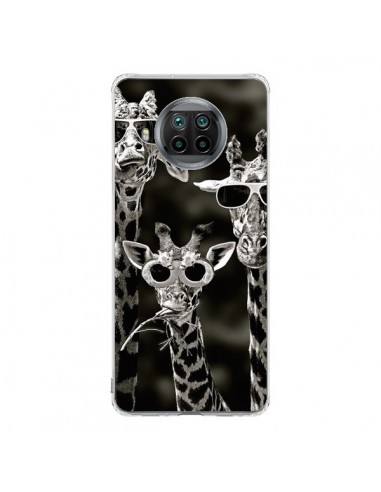 Coque Xiaomi Mi 10T Lite Girafe Swag Lunettes Familiy Giraffe - Asano Yamazaki