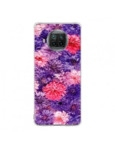 Coque Xiaomi Mi 10T Lite Fleurs Violettes Flower Storm - Asano Yamazaki