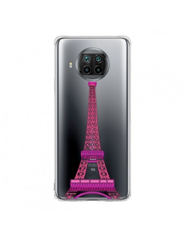 Coque Xiaomi Mi 10T Lite Tour Eiffel Rose Paris Transparente - Asano Yamazaki
