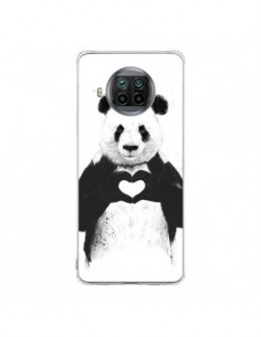 Coque Xiaomi Mi 10T Lite Panda Amour All you need is love...