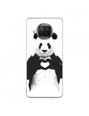 Coque Xiaomi Mi 10T Lite Panda Amour All you need is love - Balazs Solti