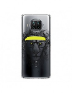 Coque Xiaomi Mi 10T Lite Hipster Lion Transparente -...