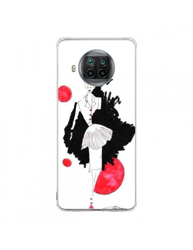 Coque Xiaomi Mi 10T Lite Demoiselle Femme Fashion Mode Rouge - Cécile