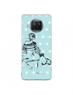 Coque Xiaomi Mi 10T Lite Croquis Pois Femme Fashion Mode...