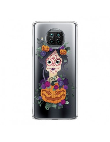 Coque Xiaomi Mi 10T Lite Femme Closed Eyes Santa Muerte Transparente - Chapo