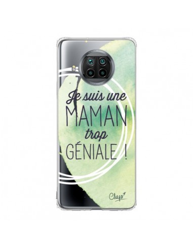 Coque Xiaomi Mi 10T Lite Je suis une Maman trop Géniale Vert Transparente - Chapo