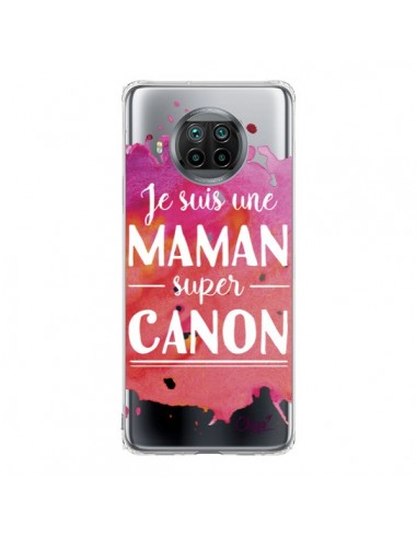 Coque Xiaomi Mi 10T Lite Je suis une Maman super Canon Rose Transparente - Chapo