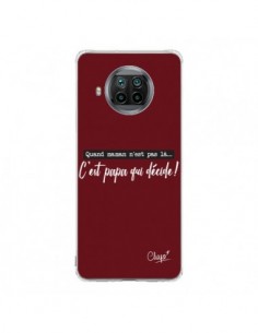 Coque Xiaomi Mi 10T Lite C'est Papa qui Décide Rouge...