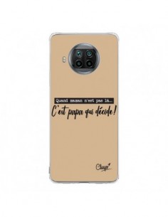 Coque Xiaomi Mi 10T Lite C'est Papa qui Décide Beige - Chapo