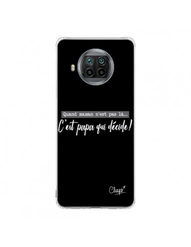 Coque Xiaomi Mi 10T Lite C'est Papa qui Décide Noir - Chapo
