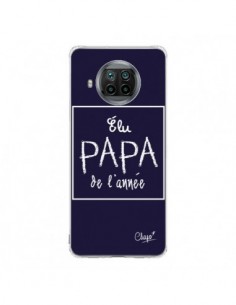 Coque Xiaomi Mi 10T Lite Elu Papa de l'Année Bleu Marine...