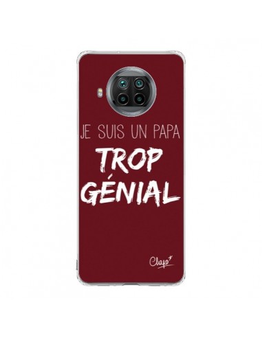 Coque Xiaomi Mi 10T Lite Je suis un Papa trop Génial Rouge Bordeaux - Chapo