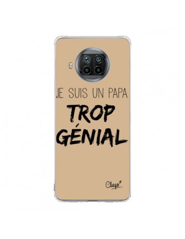 Coque Xiaomi Mi 10T Lite Je suis un Papa trop Génial Beige - Chapo