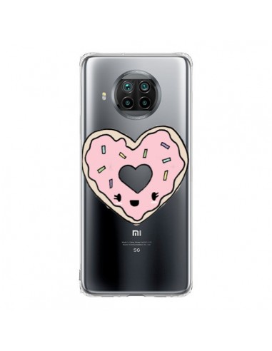Coque Xiaomi Mi 10T Lite Donuts Heart Coeur Rose Transparente - Claudia Ramos