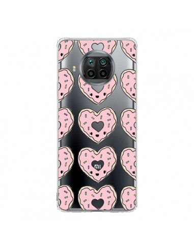 Coque Xiaomi Mi 10T Lite Donuts Heart Coeur Rose Pink Transparente - Claudia Ramos