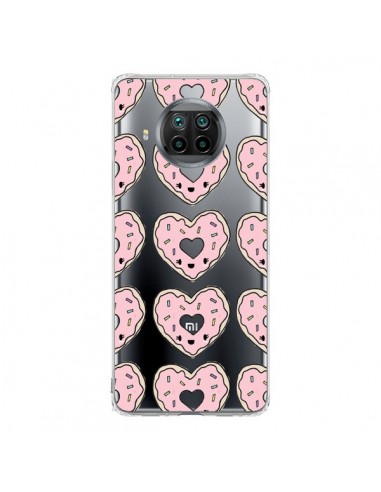 Coque Xiaomi Mi 10T Lite Donuts Heart Coeur Rose Pink Transparente - Claudia Ramos