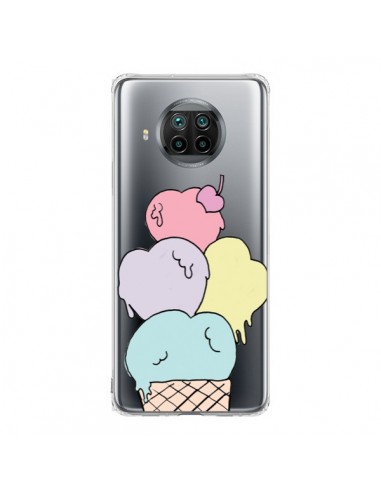 Coque Xiaomi Mi 10T Lite Ice Cream Glace Summer Ete Coeur Transparente - Claudia Ramos