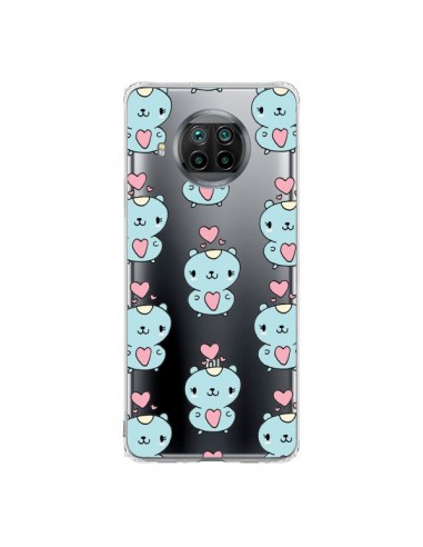 Coque Xiaomi Mi 10T Lite Hamster Love Amour Transparente - Claudia Ramos