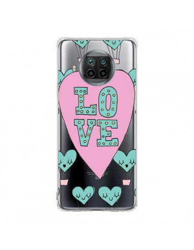 Coque Xiaomi Mi 10T Lite Love Nuage Montgolfier Transparente - Claudia Ramos