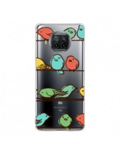 Coque Xiaomi Mi 10T Lite Oiseaux Birds Transparente -...