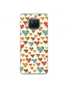 Coque Xiaomi Mi 10T Lite Coeurs Color_s - Eleaxart