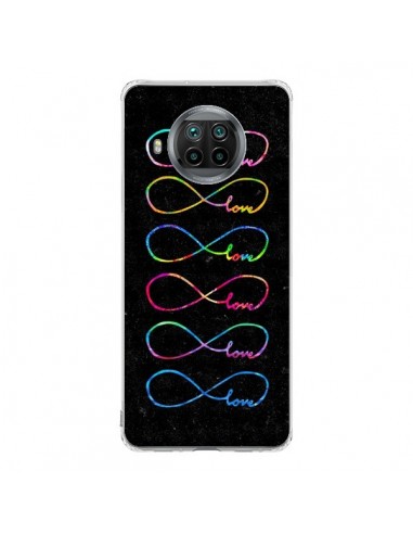 Coque Xiaomi Mi 10T Lite Love Forever Infini Noir - Eleaxart