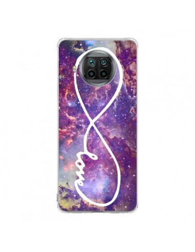 Coque Xiaomi Mi 10T Lite Love Forever Infini Galaxy - Eleaxart