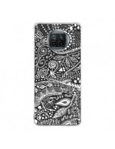 Coque Xiaomi Mi 10T Lite Azteque Noir et Blanc - Eleaxart