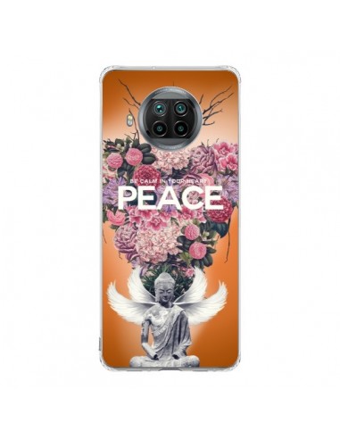 Coque Xiaomi Mi 10T Lite Peace Fleurs Buddha - Eleaxart