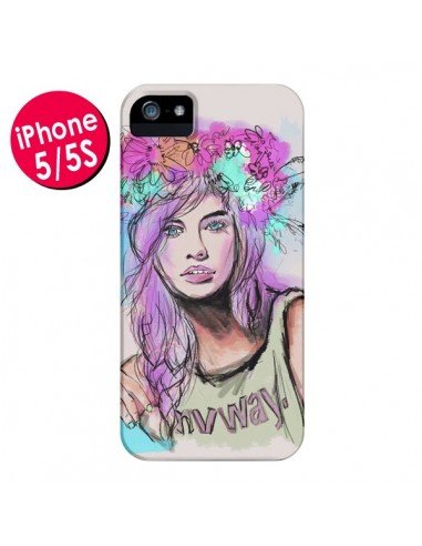 Coque Femme Mannequin Barbara Palvin pour iPhone 5 et 5S - Sara Eshak