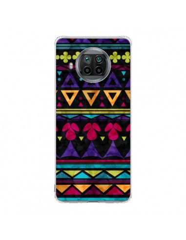 Coque Xiaomi Mi 10T Lite Triangles Pattern Azteque - Eleaxart