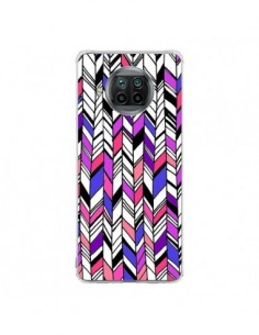 Coque Xiaomi Mi 10T Lite Graphic Azteque Rose Violet -...