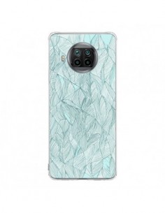 Coque Xiaomi Mi 10T Lite Courbes Meandre Bleu Vert...