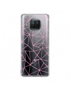 Coque Xiaomi Mi 10T Lite Lignes Triangle Rose...