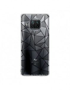 Coque Xiaomi Mi 10T Lite Lignes Grilles Triangles Grid...