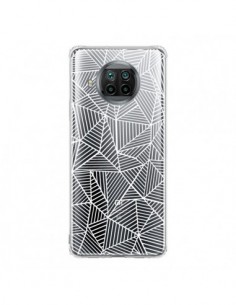 Coque Xiaomi Mi 10T Lite Lignes Grilles Triangles Full...
