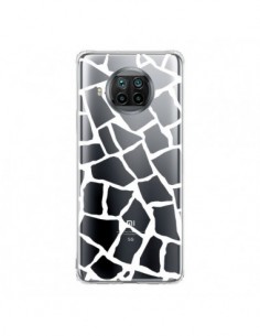 Coque Xiaomi Mi 10T Lite Girafe Mosaïque Blanc...