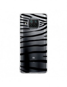 Coque Xiaomi Mi 10T Lite Zebre Zebra Noir Transparente -...