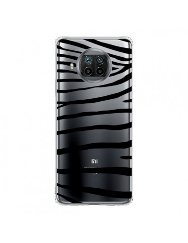Coque Xiaomi Mi 10T Lite Zebre Zebra Noir Transparente - Project M