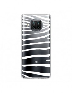 Coque Xiaomi Mi 10T Lite Zebre Zebra Blanc Transparente -...