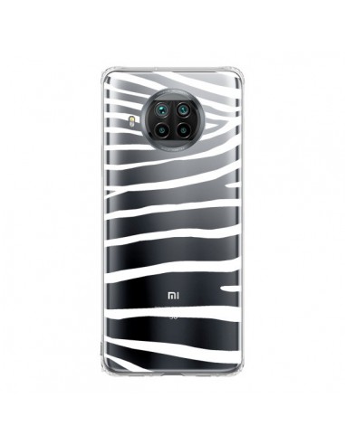Coque Xiaomi Mi 10T Lite Zebre Zebra Blanc Transparente - Project M