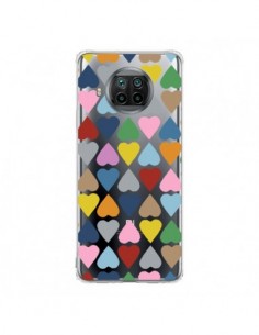 Coque Xiaomi Mi 10T Lite Coeurs Heart Couleur...
