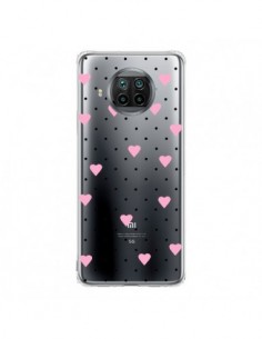 Coque Xiaomi Mi 10T Lite Point Coeur Rose Pin Point Heart...