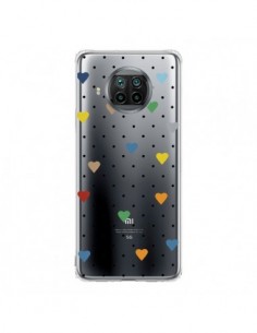 Coque Xiaomi Mi 10T Lite Point Coeur Coloré Pin Point...