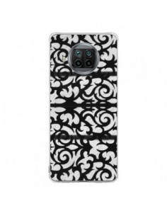 Coque Xiaomi Mi 10T Lite Abstrait Noir et Blanc - Irene...