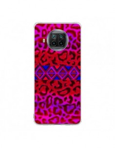 Coque Xiaomi Mi 10T Lite Tribal Leopard Rouge - Ebi Emporium