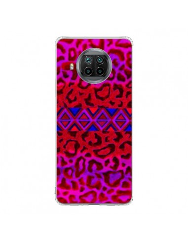 Coque Xiaomi Mi 10T Lite Tribal Leopard Rouge - Ebi Emporium