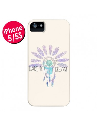 Coque Dare To Dream - Osez Rêver pour iPhone 5 et 5S - Sara Eshak